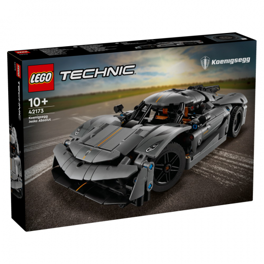 LEGO Technic - Koenigsegg Jesko Absolut grå hyperbil i gruppen LEKSAKER / LEGO / LEGO Technic hos Spelexperten (42173)