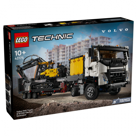 LEGO Technic - Volvo FMX lastbil & EC230 elgrävmaskin i gruppen LEKSAKER / LEGO / LEGO Technic hos Spelexperten (42175)