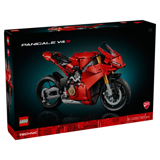 LEGO Technic - Ducati Panigale V4 S motorcykel i gruppen LEKSAKER / LEGO / LEGO Technic hos Spelexperten (42202)