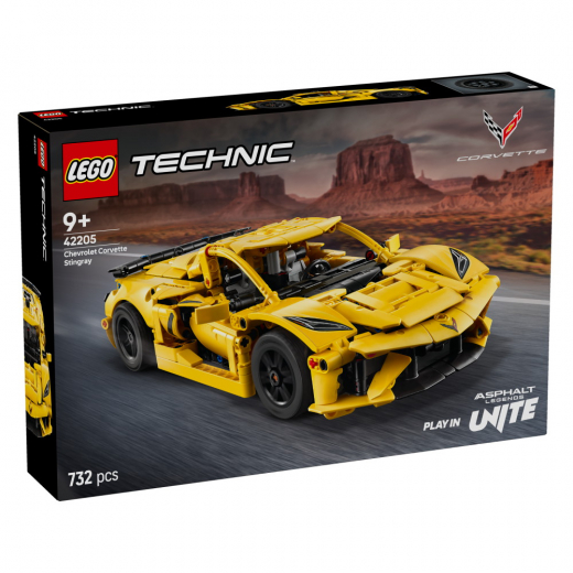 LEGO Technic - Chevrolet Corvette Stingray i gruppen LEKSAKER / LEGO / LEGO Technic hos Spelexperten (42205)