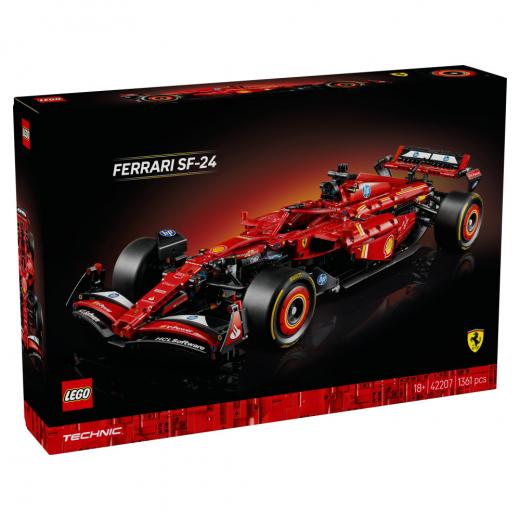 LEGO Technic - Ferrari SF-24 F1 i gruppen LEKSAKER / LEGO / LEGO Technic hos Spelexperten (42207)