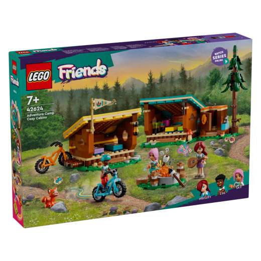 LEGO Friends - Äventyrsläger – Mysiga stugor i gruppen LEKSAKER / LEGO / LEGO Friends hos Spelexperten (42624)