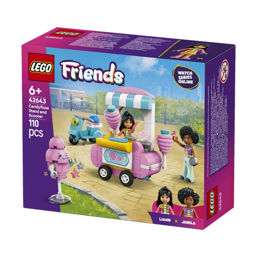 LEGO Friends - Sockervaddsstånd och vespa i gruppen LEKSAKER / LEGO / LEGO Friends hos Spelexperten (42643)