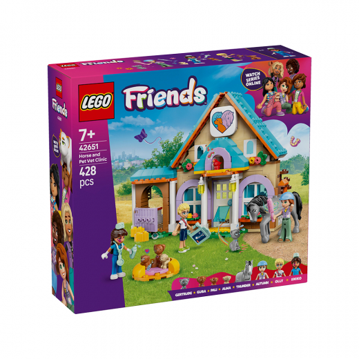 LEGO Friends - Veterinärklinik för hästar och husdjur i gruppen LEKSAKER / LEGO / LEGO Friends hos Spelexperten (42651)