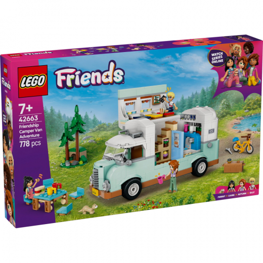 LEGO Friends - Vänskapsäventyr med husbil i gruppen LEKSAKER / LEGO / LEGO Friends hos Spelexperten (42663)