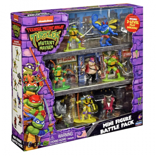 TMNT - Mayhem Mini Figure Battle Pack i gruppen LEKSAKER / Figurer och lekset / Turtles hos Spelexperten (46-83562)