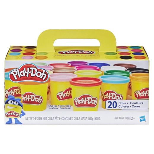 Play-Doh Super Color 20-Pack i gruppen LEKSAKER / Play-Doh hos Spelexperten (5860653)