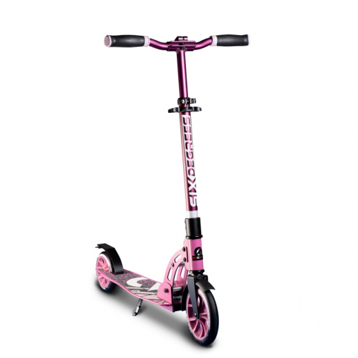 Six Degrees Aluminium Scooter Junior 180/145 mm Rosa i gruppen LEKSAKER / Cyklar / Sparkcyklar hos Spelexperten (588)