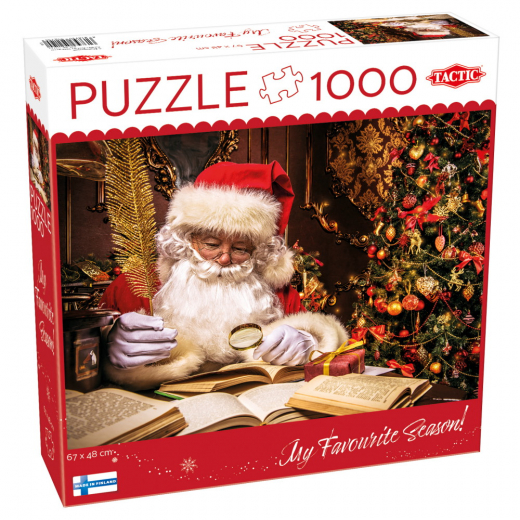 Tactic Pussel: Santa Claus in his House 1000 Bitar i gruppen PUSSEL / 1000 bitar hos Spelexperten (59219)