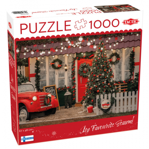 Tactic Pussel: Christmas Porch 1000 Bitar i gruppen PUSSEL / 1000 bitar hos Spelexperten (59606)