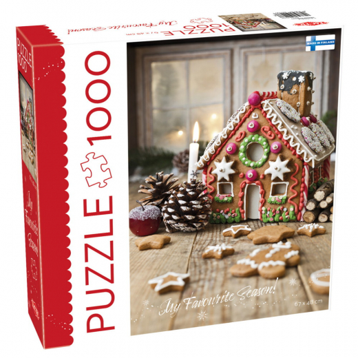 Tactic Pussel: Gingerbread House 1000 Bitar i gruppen PUSSEL / 1000 bitar hos Spelexperten (59607)