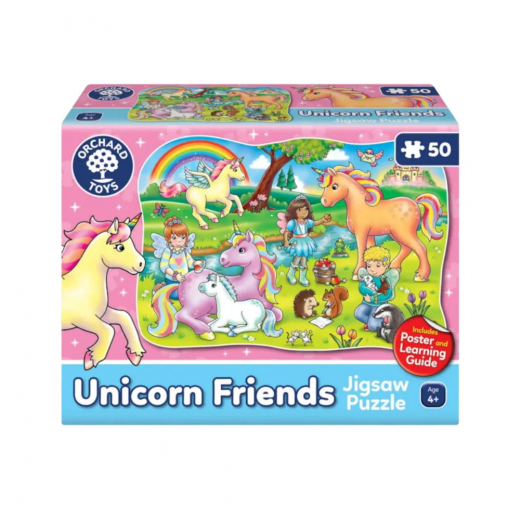 Pussel Unicorn Friends 50 Bitar i gruppen PUSSEL / Barnpussel hos Spelexperten (600291)