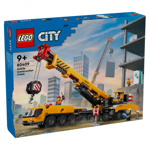 LEGO City - Gul mobil byggkran i gruppen LEKSAKER / LEGO / LEGO City hos Spelexperten (60409)