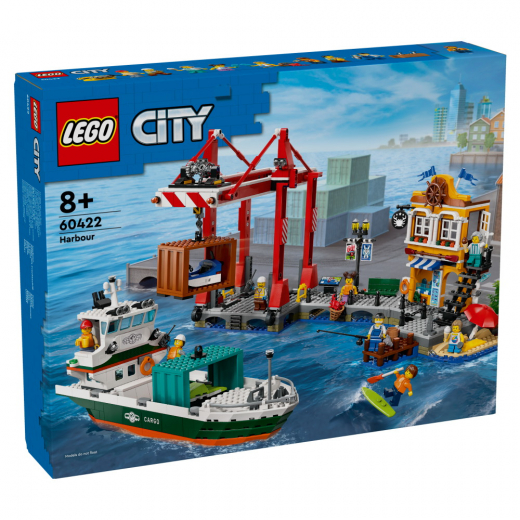 LEGO City - Kusthamn med lastfartyg i gruppen LEKSAKER / LEGO / LEGO City hos Spelexperten (60422)