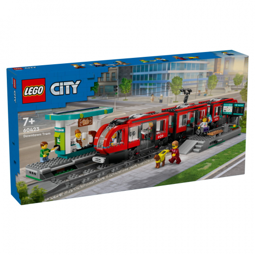 LEGO City - Spårvagn och station i gruppen LEKSAKER / LEGO / LEGO City hos Spelexperten (60423)