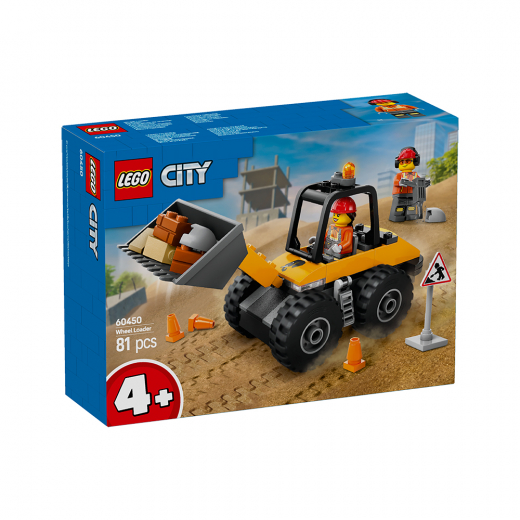 LEGO City - Gul hjullastare i gruppen LEKSAKER / LEGO / LEGO City hos Spelexperten (60450)