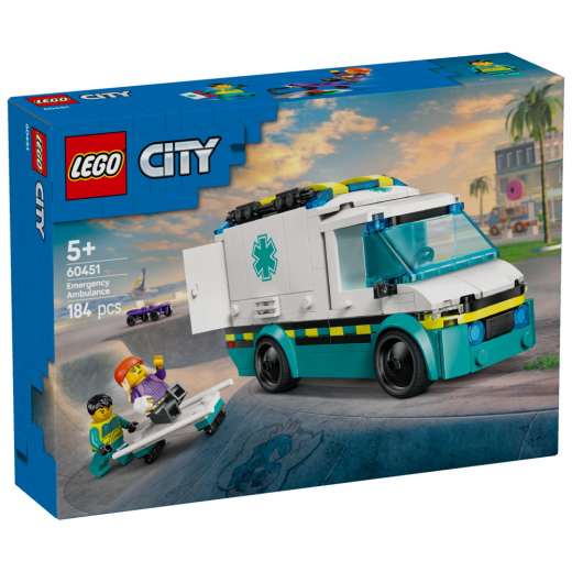 LEGO City - Akutambulans i gruppen LEKSAKER / LEGO / LEGO City hos Spelexperten (60451)