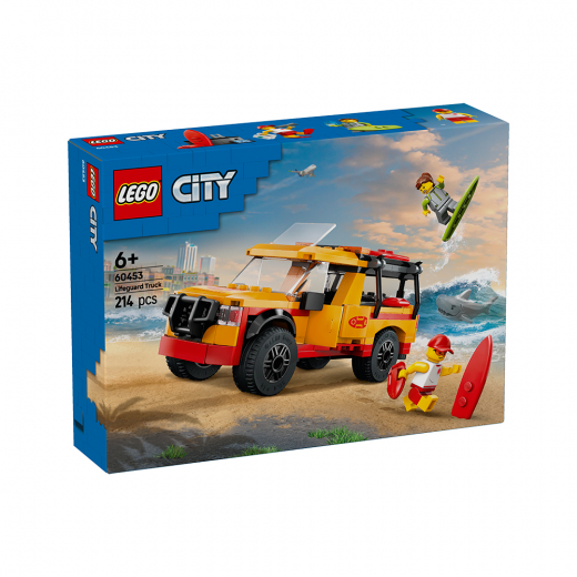 LEGO City - Strandräddning med livräddarbil i gruppen LEKSAKER / LEGO / LEGO City hos Spelexperten (60453)