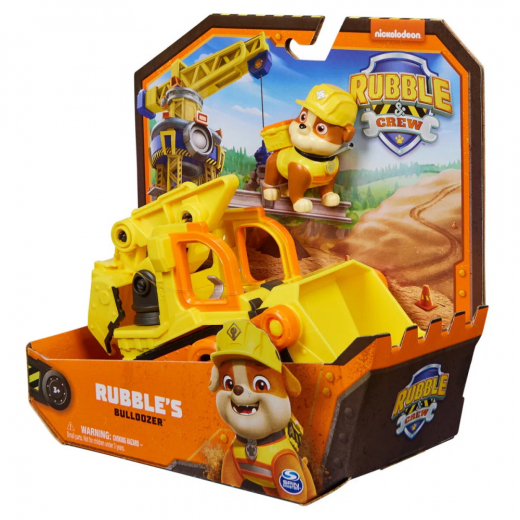 Paw Patrol - Rubble & Crew Core Vehicle i gruppen LEKSAKER / Figurer och lekset / Paw Patrol hos Spelexperten (6066511)