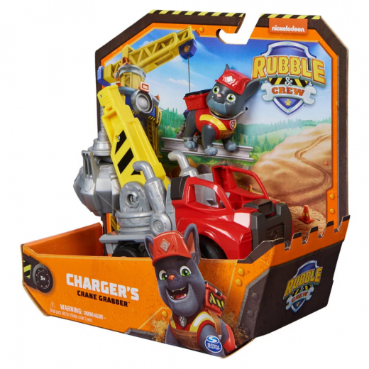 Rubble & Crew Core Vehicle - Charger i gruppen LEKSAKER / Figurer och lekset / Paw Patrol hos Spelexperten (6066539)