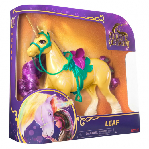 Unicorn Academy Fashion Doll Unicorn 28 cm - Leaf i gruppen LEKSAKER / Figurer och lekset hos Spelexperten (6067375)