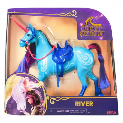 Unicorn Academy Fashion Doll Unicorn 28 cm - River i gruppen LEKSAKER / Figurer och lekset hos Spelexperten (6067376)