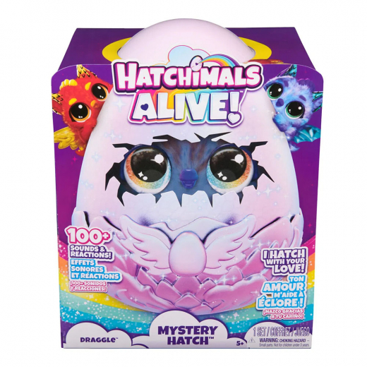 Hatchimals Alive Secret Hatch Draggle i gruppen LEKSAKER / Interaktiva leksaker hos Spelexperten (6069282)