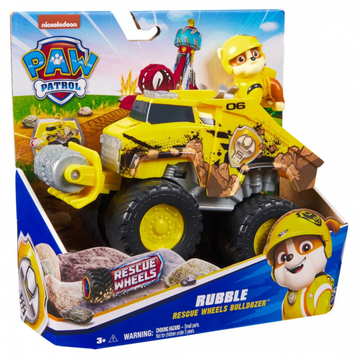 Paw Patrol - Rubble Räddningsfordon i gruppen LEKSAKER / Figurer och lekset / Paw Patrol hos Spelexperten (6069304)