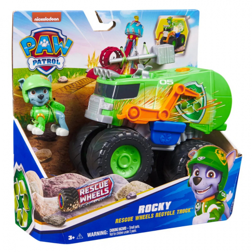 Paw Patrol - Rocky Räddningsfordon i gruppen LEKSAKER / Figurer och lekset / Paw Patrol hos Spelexperten (6069331)