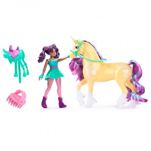 Unicorn Academy - Ava & Leaf i gruppen LEKSAKER / Figurer och lekset / Unicorn Academy hos Spelexperten (6069631)