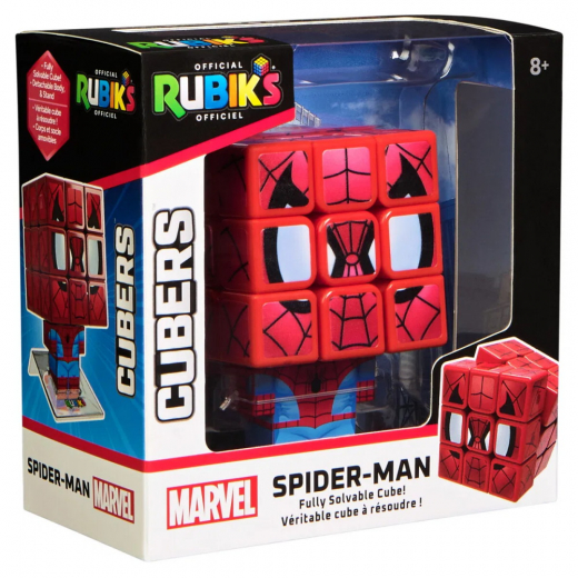 Rubiks Kub 3x3: Spider Man i gruppen SÄLLSKAPSSPEL / Spelserier / Rubiks kub & speedcubes hos Spelexperten (6071040)