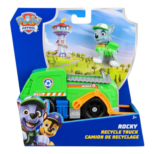 Paw Patrol - Rocky Bas Fordon 2.0 i gruppen LEKSAKER / Figurer och lekset / Paw Patrol hos Spelexperten (6071213)