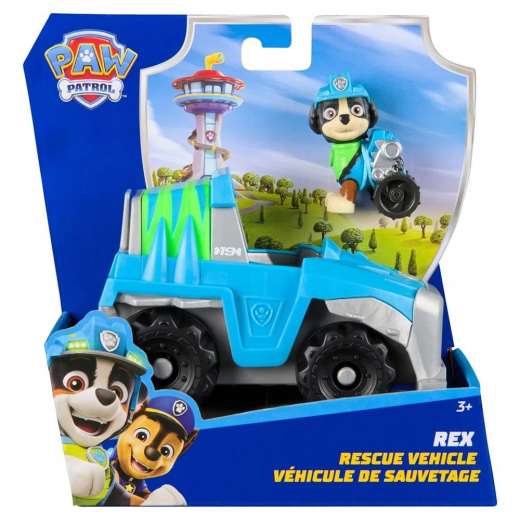 Paw Patrol - Rex Räddningsfordon 2.0 i gruppen LEKSAKER / Figurer och lekset / Paw Patrol hos Spelexperten (6071216)