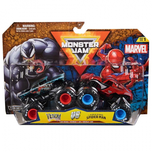 Monster Jam 1:64 - Spider Man VS Venom i gruppen LEKSAKER / Leksaksfordon hos Spelexperten (6071942)