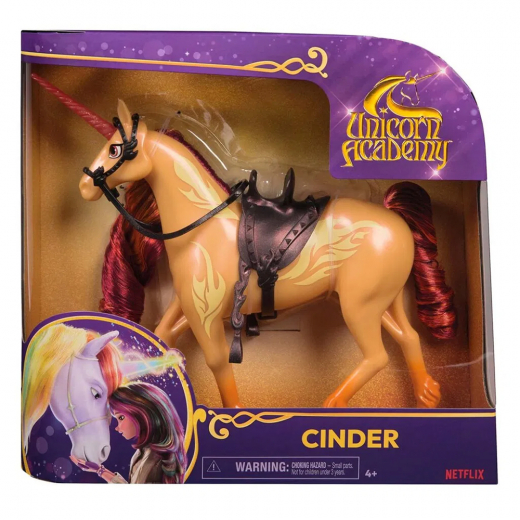 Unicorn Academy Unicorn - Cinder 28 cm i gruppen LEKSAKER / Figurer och lekset / Unicorn Academy hos Spelexperten (6072053)