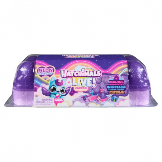 Hatchimals Alive Neon Rainbow Carton i gruppen LEKSAKER / Figurer och lekset hos Spelexperten (6072615)