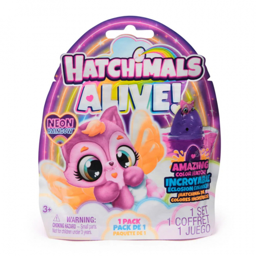 Hatchimals Alive Neon Rainbow i gruppen LEKSAKER / Figurer och lekset hos Spelexperten (6072752)