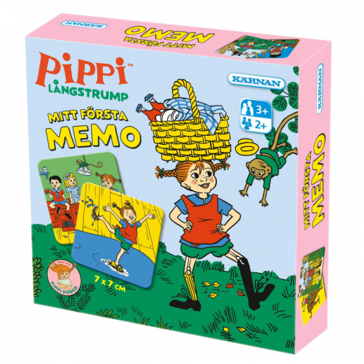 Mitt första Memo - Pippi Långstrump i gruppen SÄLLSKAPSSPEL / Spelserier / Memo hos Spelexperten (631140)