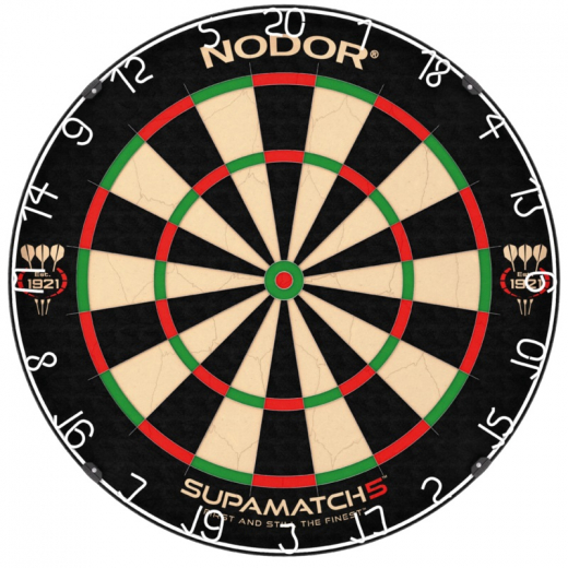 Nodor Supamatch 5 i gruppen SPELBORD / Dart / Tavlor / Traditionella hos Spelexperten (65007)