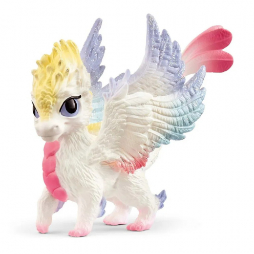 Schleich Rainbow Baby Dragon i gruppen LEKSAKER / Figurer och lekset / Schleich hos Spelexperten (70825)