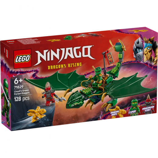 LEGO Ninjago - Lloyds gröna skogsdrake i gruppen LEKSAKER / LEGO / LEGO Ninjago hos Spelexperten (71829)