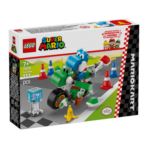 LEGO Super Mario - Mario Kart Yoshi Bike i gruppen LEKSAKER / LEGO / LEGO Super Mario hos Spelexperten (72031)