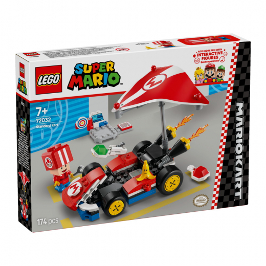 LEGO Super Mario - Mario Kart Standard Kart i gruppen LEKSAKER / LEGO / LEGO Super Mario hos Spelexperten (72032)