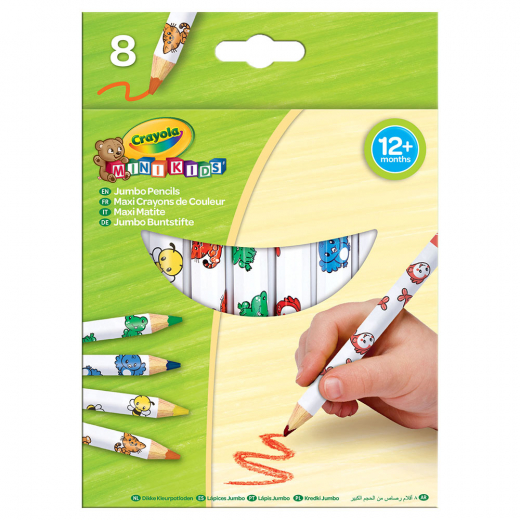 Crayola Jumbo Pennor 8 st i gruppen LEKSAKER / Skapa & måla / Crayola hos Spelexperten (74023004)