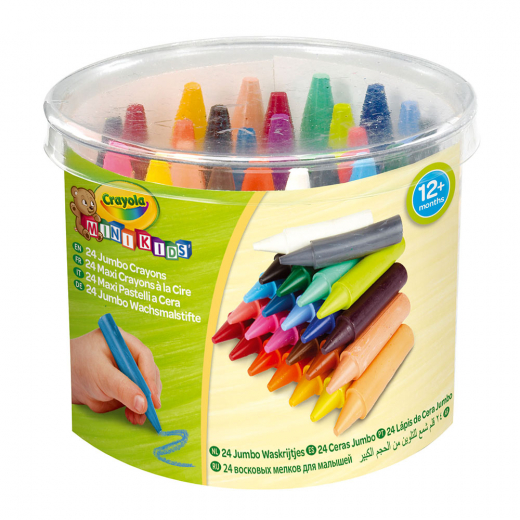 Crayola Jumbo Kritor 24 st i gruppen LEKSAKER / Skapa & måla / Crayola hos Spelexperten (74023005)