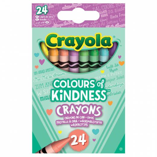 Crayola Colours Of Kindness Kritor 24 st i gruppen LEKSAKER / Skapa & måla / Crayola hos Spelexperten (74024013)