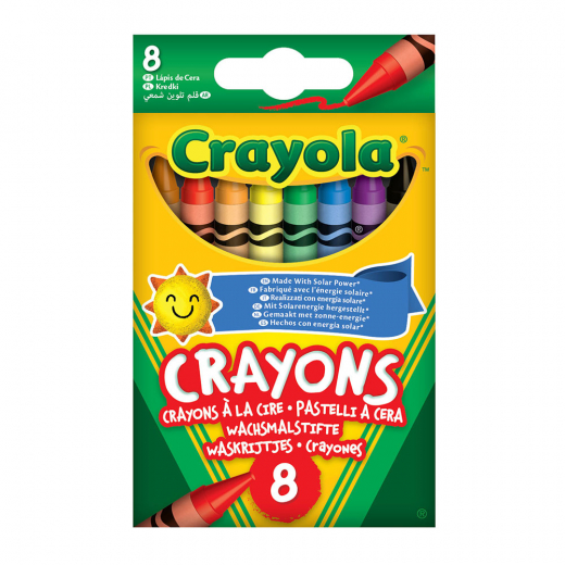 Crayola Jumbo Eco kritor 8 st i gruppen LEKSAKER / Skapa & måla / Crayola hos Spelexperten (74024020)