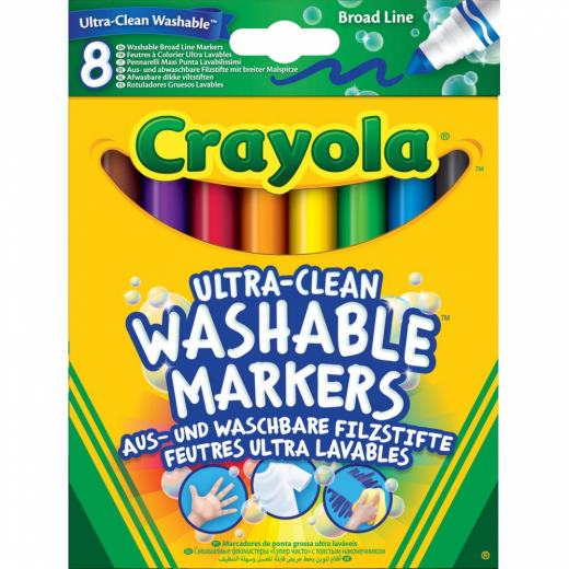 Crayola Ultra Washable Markers i gruppen LEKSAKER / Skapa & måla / Skriva och Rita / Pennor & Kritor hos Spelexperten (74024021)