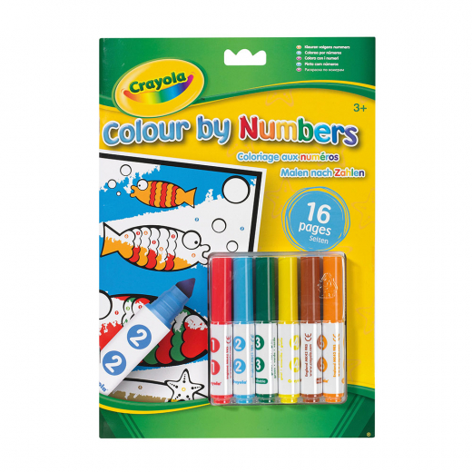 Crayola Färglägg Med Siffror Set i gruppen LEKSAKER / Skapa & måla / Crayola hos Spelexperten (74024025)