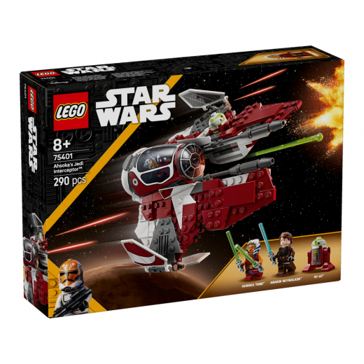 LEGO Star Wars - Ahsoka's Jedi Interceptor i gruppen LEKSAKER / LEGO / LEGO Star Wars hos Spelexperten (75401)